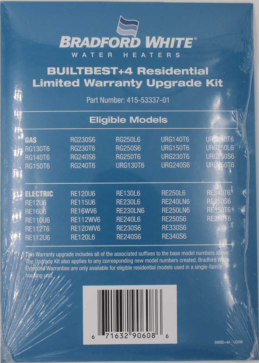 Ext Warranty Residential Water Heater - 